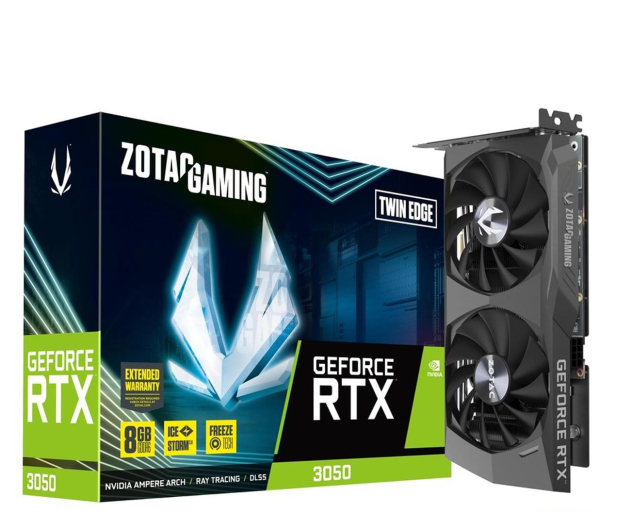 Zotac GeForce RTX 3050 Gaming Twin Edge 8GB GDDR6 - 717631 - zdjęcie